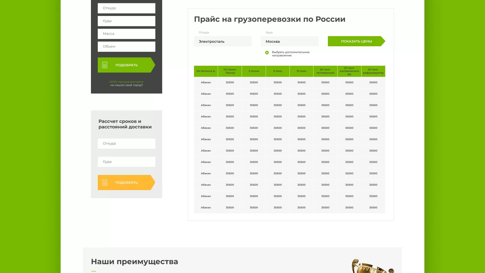 Разработка логотипа и сайта компании «Инком-Логистика» в Болхове