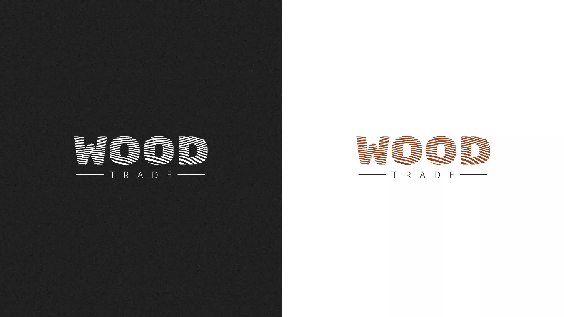 Разработка логотипа для компании «Wood Trade» в Болхове