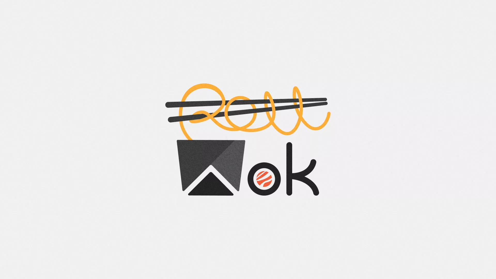 Разработка логотипа в Болхове для суши-бара «Roll Wok Club» Разработка логотипа в Болхове для суши-бара «Roll Wok Club»
